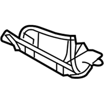 Ford 8S4Z-5445114-A Gutter, Rear Passenger Side 8S4Z-5445114-A Ford Gutter, Rear Passenger Side Illustration 1 of 1