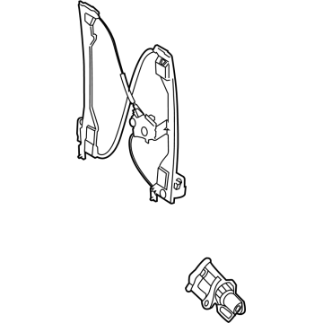 Ford PL3Z-1627000-A Regulator Assembly - Window