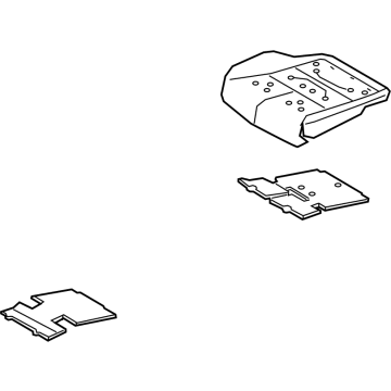 Lincoln LJ7Z-78632A23-J Pad - Seat Cushion