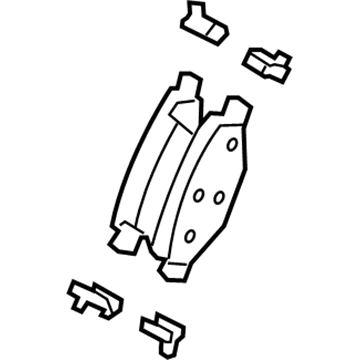 Ford FG1Z-2200-B Pad - Brake