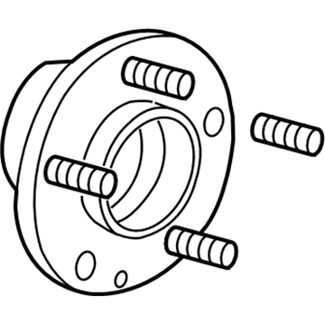 Ford BT4Z-1104-B Hub Assembly - Wheel