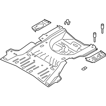 Ford L1MZ-7811215-A Pan Assembly - Floor