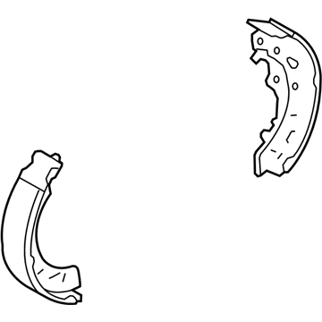 Ford Parking Brake Shoes - BV6Z-2200-A