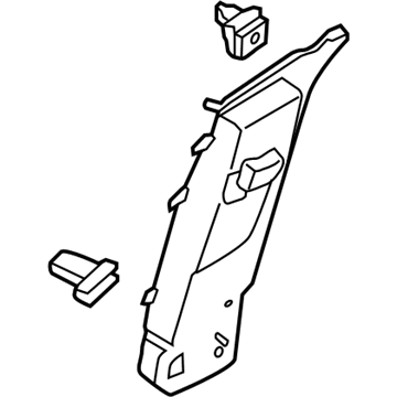 Ford CJ5Z-7824357-AD Trim - B Pillar