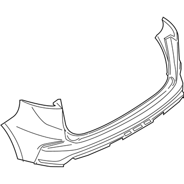 Ford KT4Z-17810-ABPTM Extension - Bumper Bar - Side