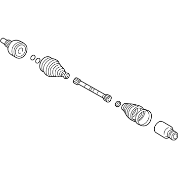 Ford 6L8Z-3A428-C Shaft - Front Axle