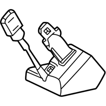 Ford F87Z-7860044-DDD Belt And Buckle Assembly