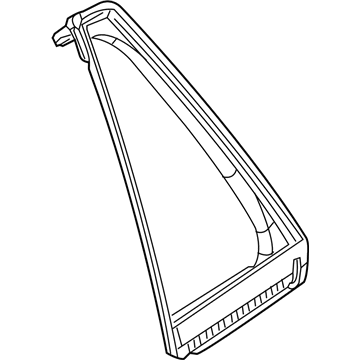 Lincoln DT4Z-7829905-A Weatherstrip - Quarter Window