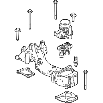 Ford LC3Z-8C368-D Pipe - Water Bypass