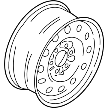 Lincoln JL1Z-1007-A Wheel Assembly