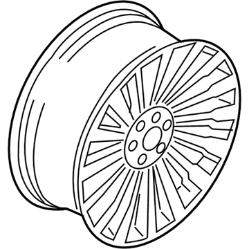 Lincoln NL7Z-1007-A Wheel Assembly