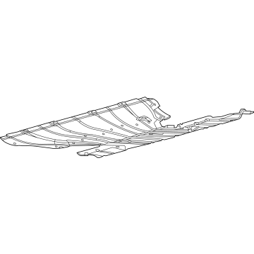 LJ8Z-5811782-F Ford Shield - Engine Compartment Splash Illustration 1 of 1