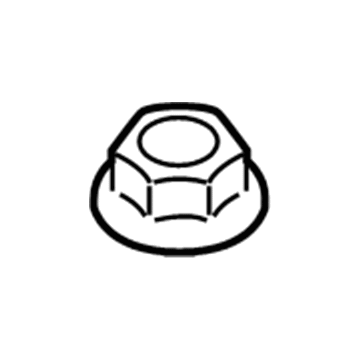 Ford -W520101-S442 Nut - Flanged