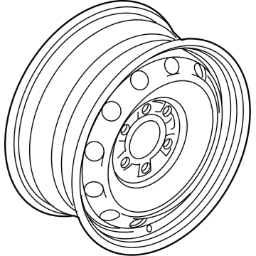 Ford NL3Z-1007-D Wheel Assembly