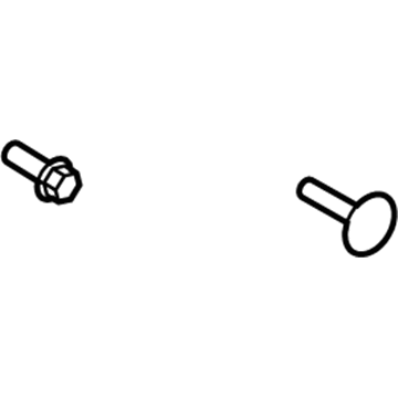 Ford -W714002-S424 Windshield Pillar Trim Screw -W714002-S424 Ford Windshield Pillar Trim Screw Illustration 1 of 1