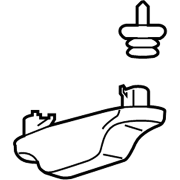 Ford FL3Z-18264B82-AD Cover - Door Inside Handle