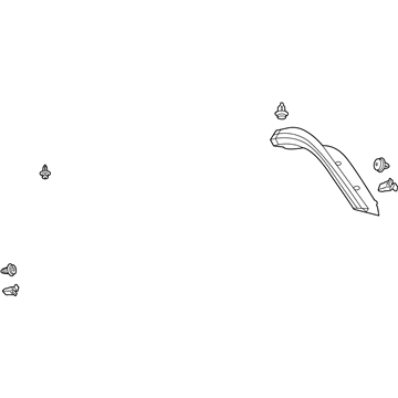 Lincoln LC5Z-7842411-AA Moulding