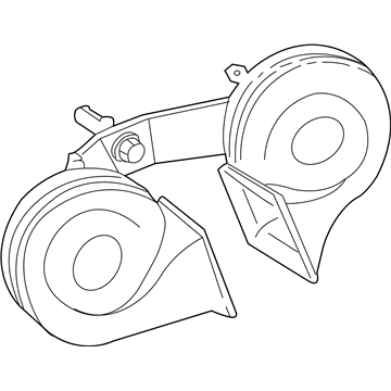 Ford 7F9Z-13832-A Horn Assembly