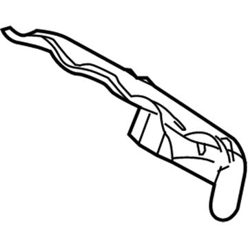 Ford GB5Z-9N454-A Heat Shield, Rear Passenger Side GB5Z-9N454-A Ford Heat Shield, Rear Passenger Side Illustration 1 of 1