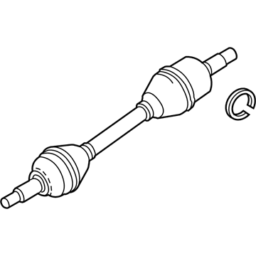 Ford DG1Z-3B437-F Shaft - Front Axle