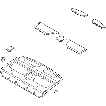 Lincoln HP5Z-5446668-GA Panel Assembly - Rear Package Tray