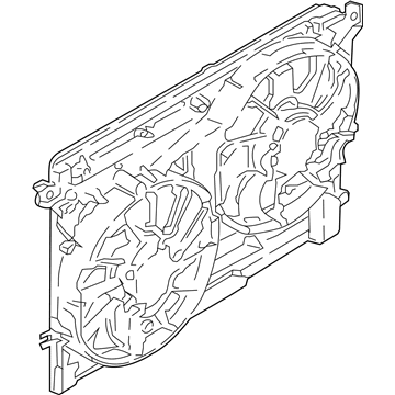 Lincoln G3GZ-8C607-A Motor And Fan Assembly - Engine Cooling