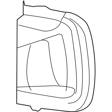 AL3Z-15200-A Ford Fog Lamp, Front Passenger Side Illustration 1 of 1