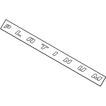 Ford DC3Z-16720-A Name Plate