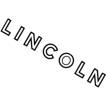 Lincoln 8A5Z-5442528-A Name Plate
