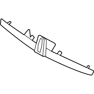 Lincoln 8A5Z-13508-AA Applique - Rear Panel