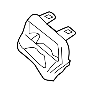 Ford CK4Z-99611B90-CA Bezel - Seat Belt Guide Bracket