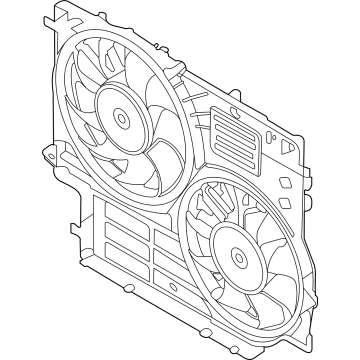 Ford LK4Z-8C607-F Fan & Motor