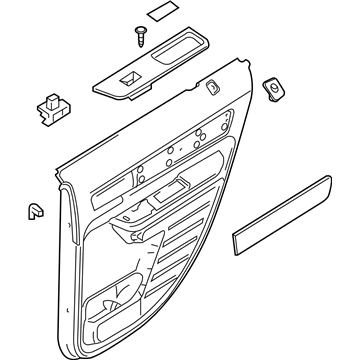 Lincoln 7A1Z-7827406-BA Panel Assembly - Door Trim
