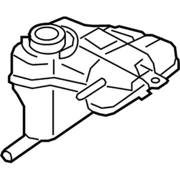 Ford BE5Z-8A080-B Tank Assembly - Radiator Overflow