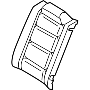Mercury 6G1Z-5466801-B Pad - Rear Seat Back