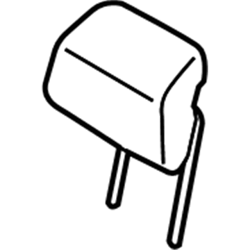 Ford DU5Z-54611A08-B Headrest, Outer DU5Z-54611A08-B Ford Headrest, Outer Illustration 1 of 1