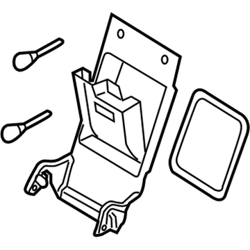DP5Z-54668B10-AA Ford Door Assembly, Rear Illustration 1 of 1