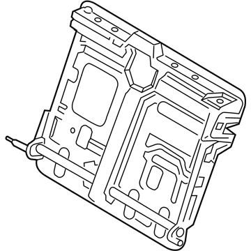 DU5Z-96613A39-D Ford Seat Back Frame, Rear Driver Side Illustration 1 of 1