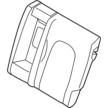 Lincoln DP5Z-5466601-AA Cover Assembly - Rear Seat Back