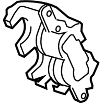 Ford 5F9Z-2B121-BA Caliper Assembly - Brake - Less Pad