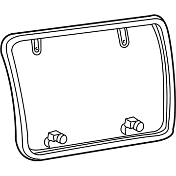 Ford 6C2Z-15297A27-BA Glass - Quarter Window