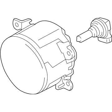 Ford 4F9Z-15200-AA Lamp Assembly - Fog - Front