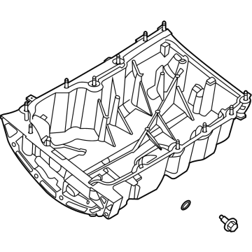 Ford P2GZ-6675-A Pan Assembly - Engine Oil