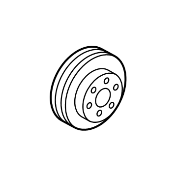 Lincoln NJ5Z-6312-A Pulley - Crankshaft