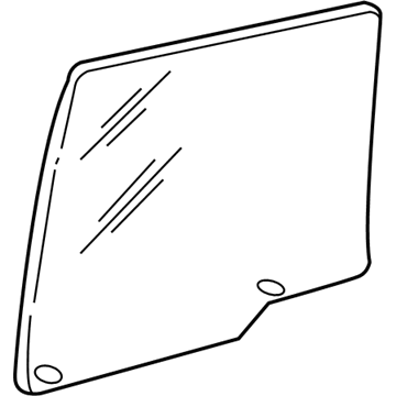 Lincoln 7L1Z-7825712-A Glass - Rear Door