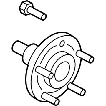 Mercury 6L8Z-1109-AA Hub Assembly - Wheel