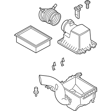 Ford CJ5Z-9600-C Cleaner Assembly - Air