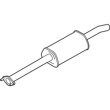 Ford F1FZ-5230-C Muffler And Pipe Assembly - Front