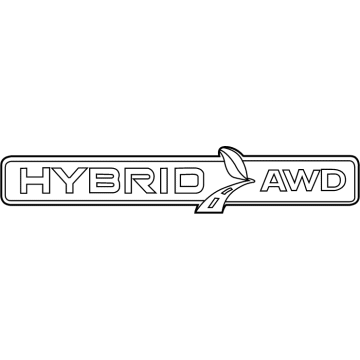 Ford LB5Z-7842528-B Name Plate
