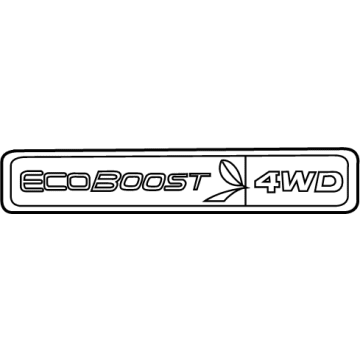 Ford LB5Z-8213-A Name Plate - Self-Adhesive
